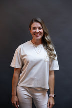 Cropped T-Shirt "Kaffeerätsel"