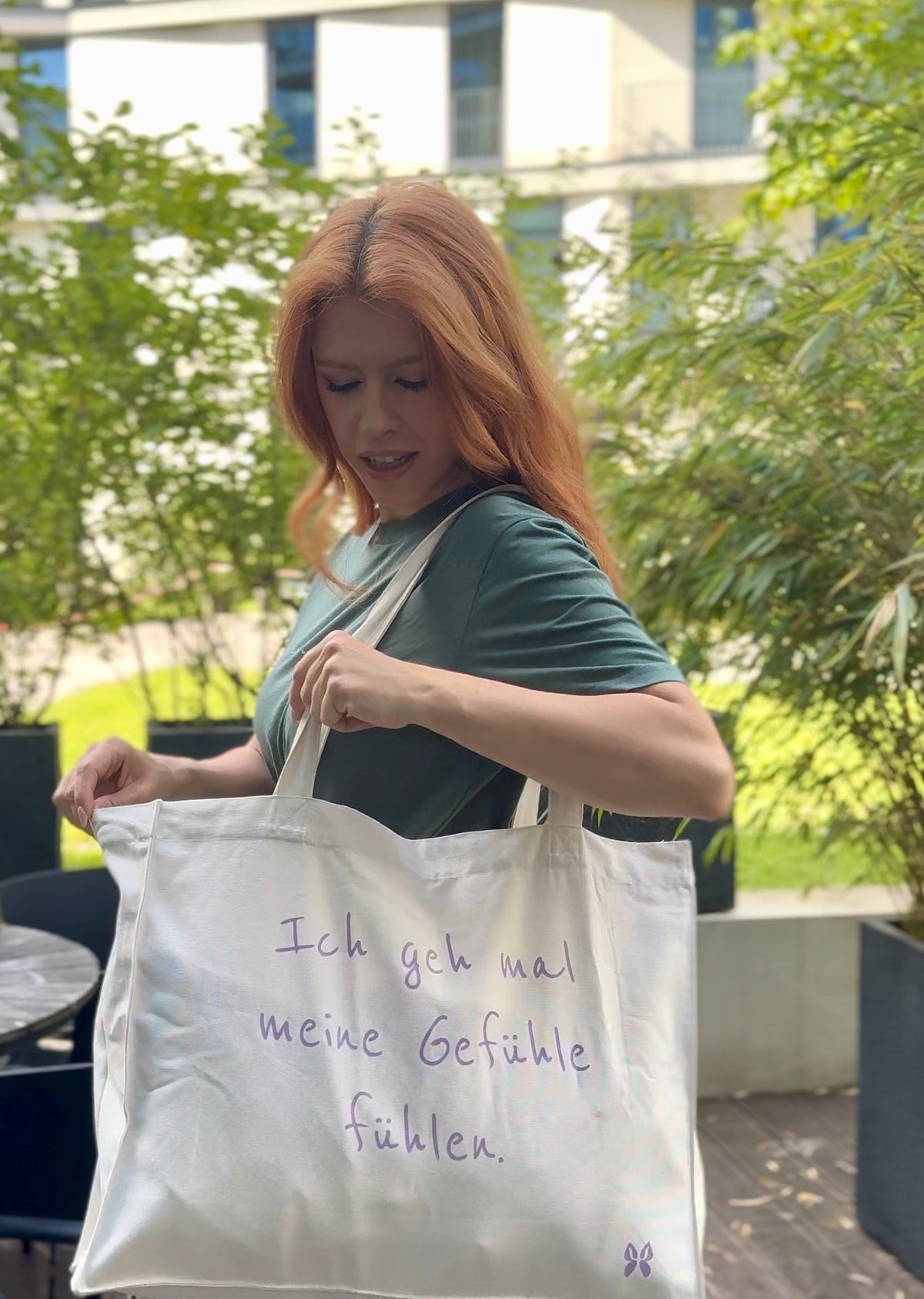 Shopper "Ich geh mal meine Gefühle fühlen."