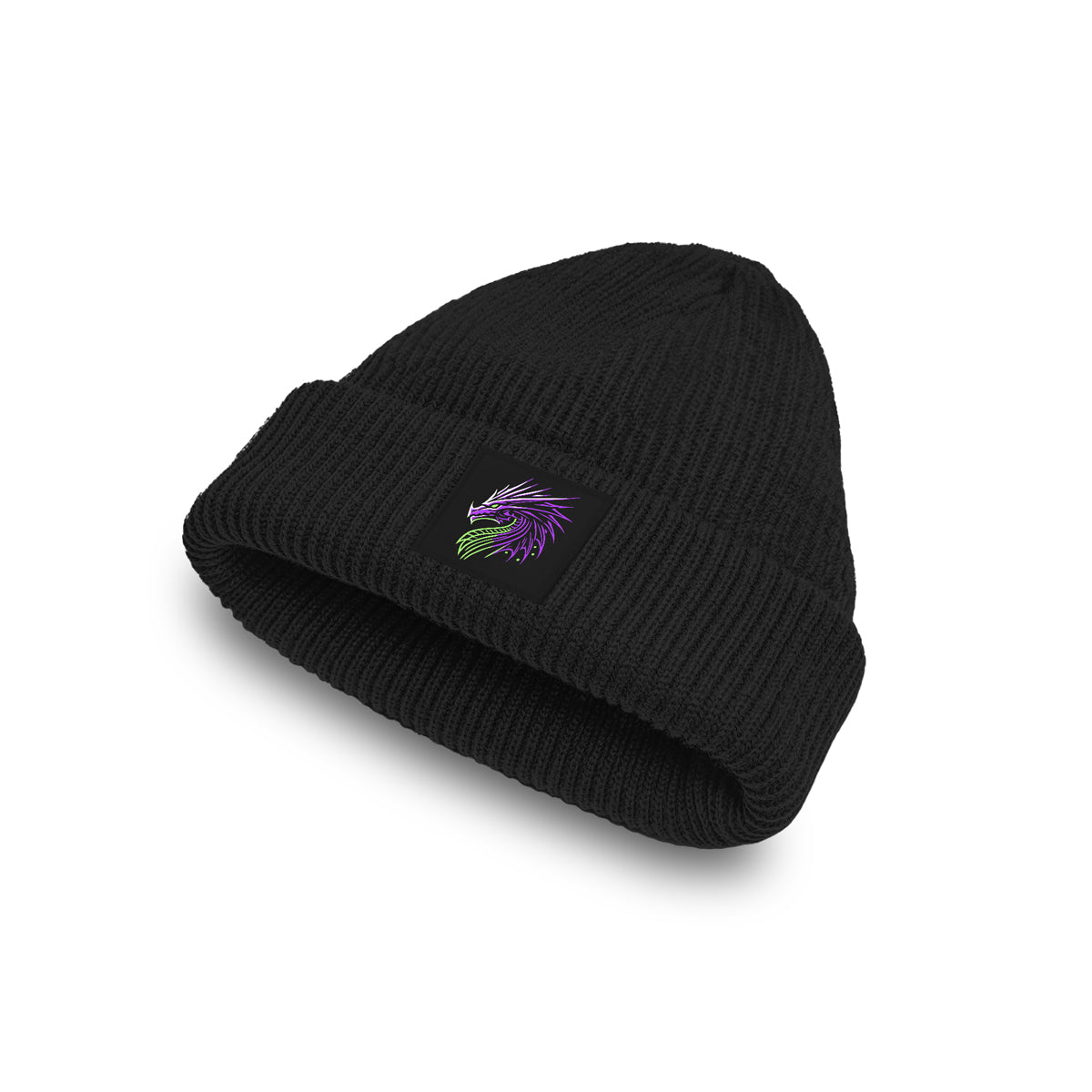 Beanie "Dragon" Heavy Rip black